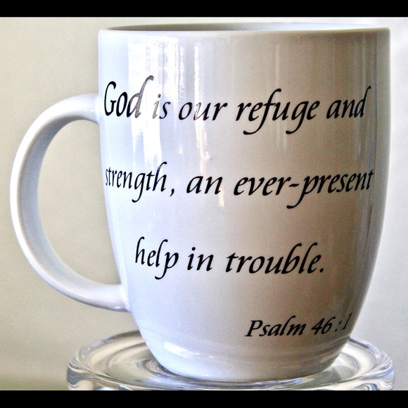 COVENTRY DAILY BLESSINGS MUG CUP PSALMS 46:1 NEW - Picture 2 of 5